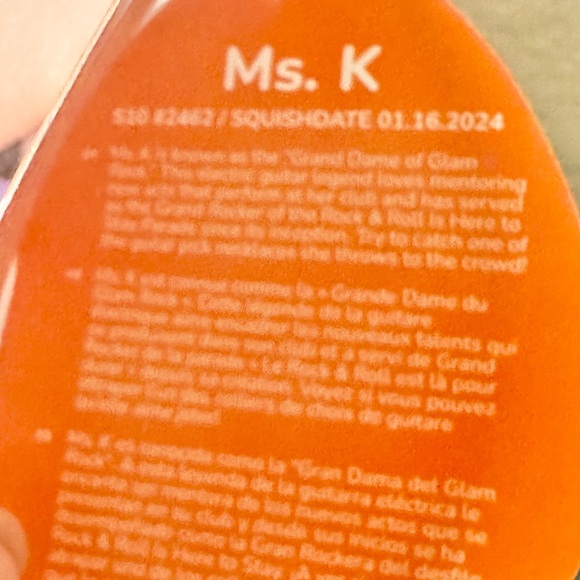 Squishmallows Ms. K the CLOWN 10 INCH Halloween Plush - Picture 4 of 4